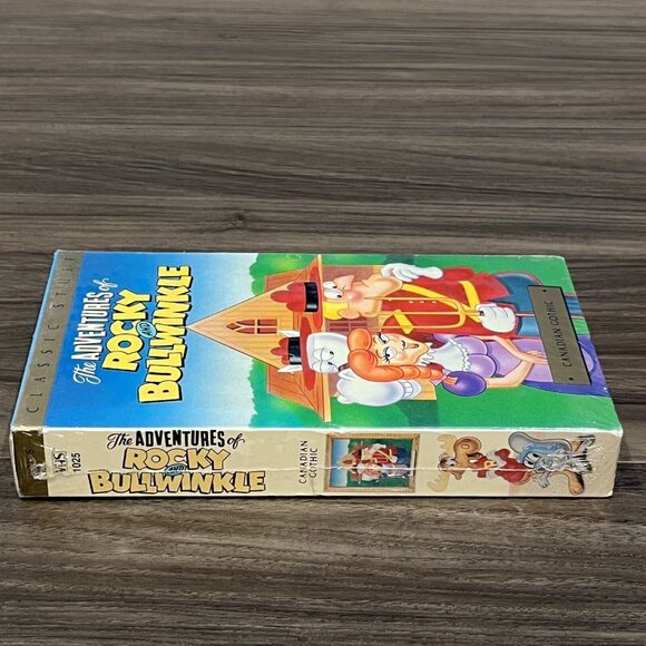Vintage Sealed VHS The Adventures Of Rocky And Bullwinkle Vol 6 Canadian Gothic - Picture 5 of 15